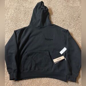 Essentials Charcoal Hoodie for Men